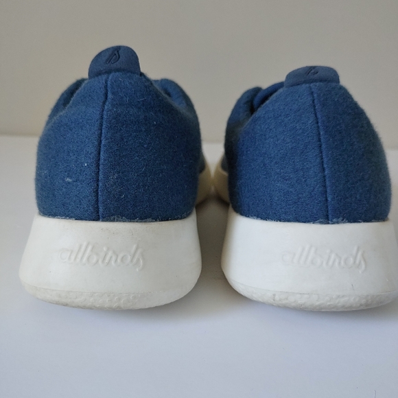 Allbirds Wool Runners Merino Wool Shoes Size 7 Blue - Picture 12 of 15